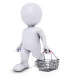 Morph Man with shopping basket