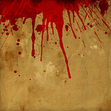 Grunge blood splatter background