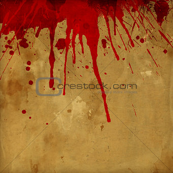 Grunge blood splatter background