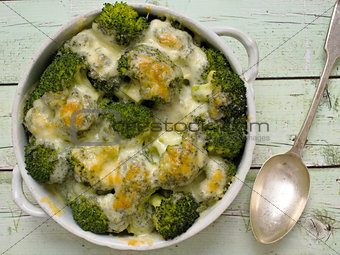 rustic broccoli and cheese