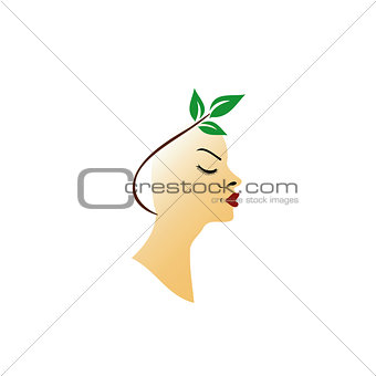 Organic hair spa logo