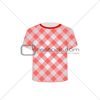 T Shirt Template- Gingham pattern