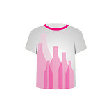 T Shirt Template- bottles