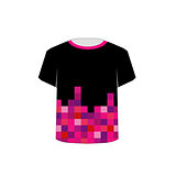 T Shirt Template-Pixel art