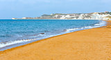Xi Beach morning view (Greece, Kefalonia). 