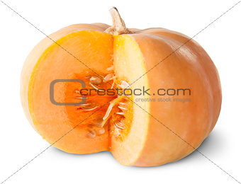 Pumpkin With Carved Part