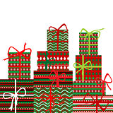 Background with gift boxes
