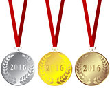 Set of 2016 medals