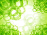 abstract circle green background