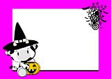 cowhalloween witch background