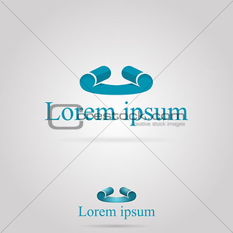 Vector illustration with icon for linoleum flooring service