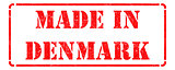 Made in Denmark on Red Stamp.