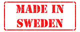 Made in Sweden on Red Stamp.