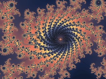Decorate fractal spiral