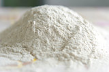 Rye flour closeup