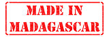 Made in Madagascar on Red Stamp.