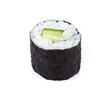 Sushi maki with cucumber