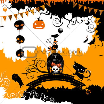 halloween themed design