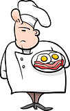 english chef cartoon illustration