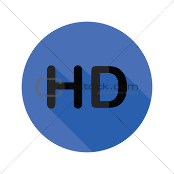 high definition flat icon