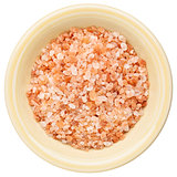 bowl of Himalayan salt 