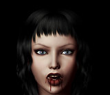Portrait of vampire