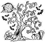 Halloween theme drawing 4