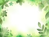 Leaves theme background 2