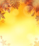 Leaves theme background 3