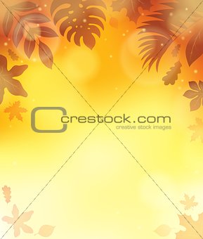 Leaves theme background 3