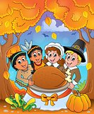 Thanksgiving pilgrim theme 6