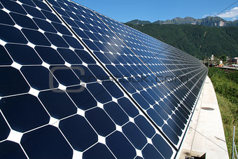 Solar panels implant