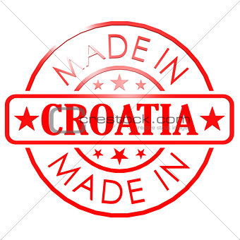 Made in Croatia red seal