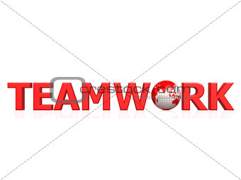 Teamwork globe