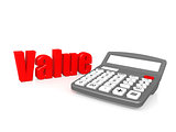 Value with calculator
