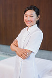 Portrait of a confident female masseur