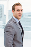 Portrait of smart businessman in suit
