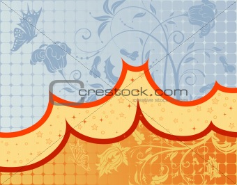 Abstract Flower background