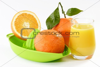 Orange Juice with fruits