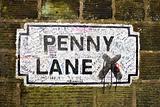 Penny Lane street sign
