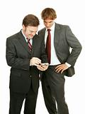 Businessmen Play Electronic Games