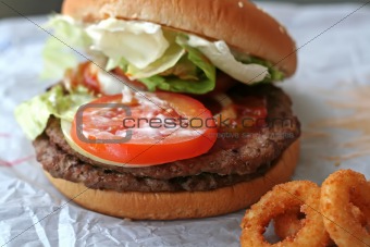Fastfood hamburger