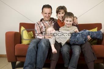 Family On A Couch 5