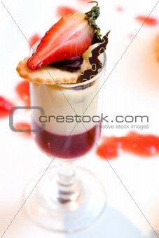 Strawberry and Vanilla Desert