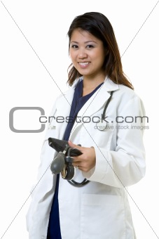 Young woman doctor