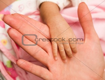 Newborn hand
