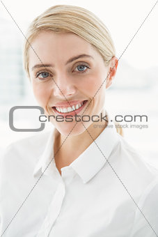 Close up portrait of beautiful businesswoman