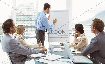 Young business people in board room meeting