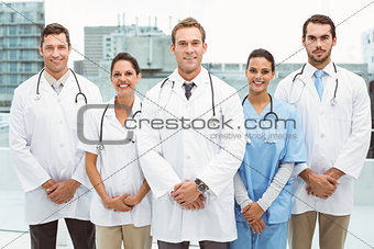 Portrait of confident doctors