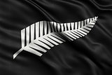 Newly proposed silver fern flag for New Zealand
